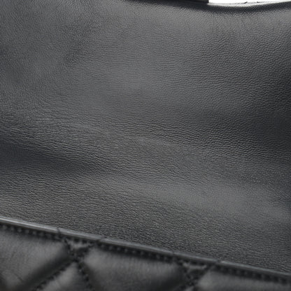 Chanel Lambskin Enamel Quilted Mini Pending CC Square Flap Black 11 of 11