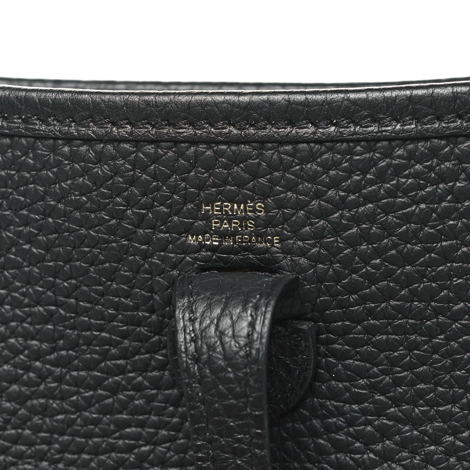 Hermes Taurillon Clemence Evelyne TPM Black 6 of 10