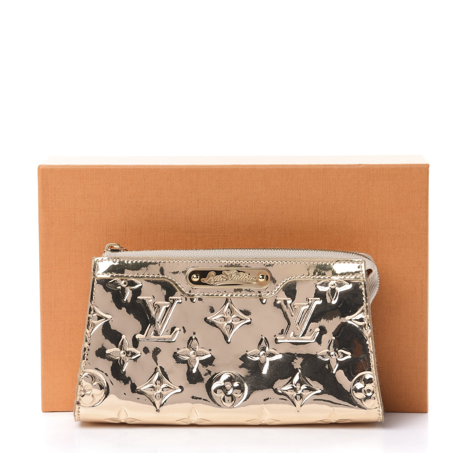 Monogram Miroir Trousse Cosmetic Bag Gold