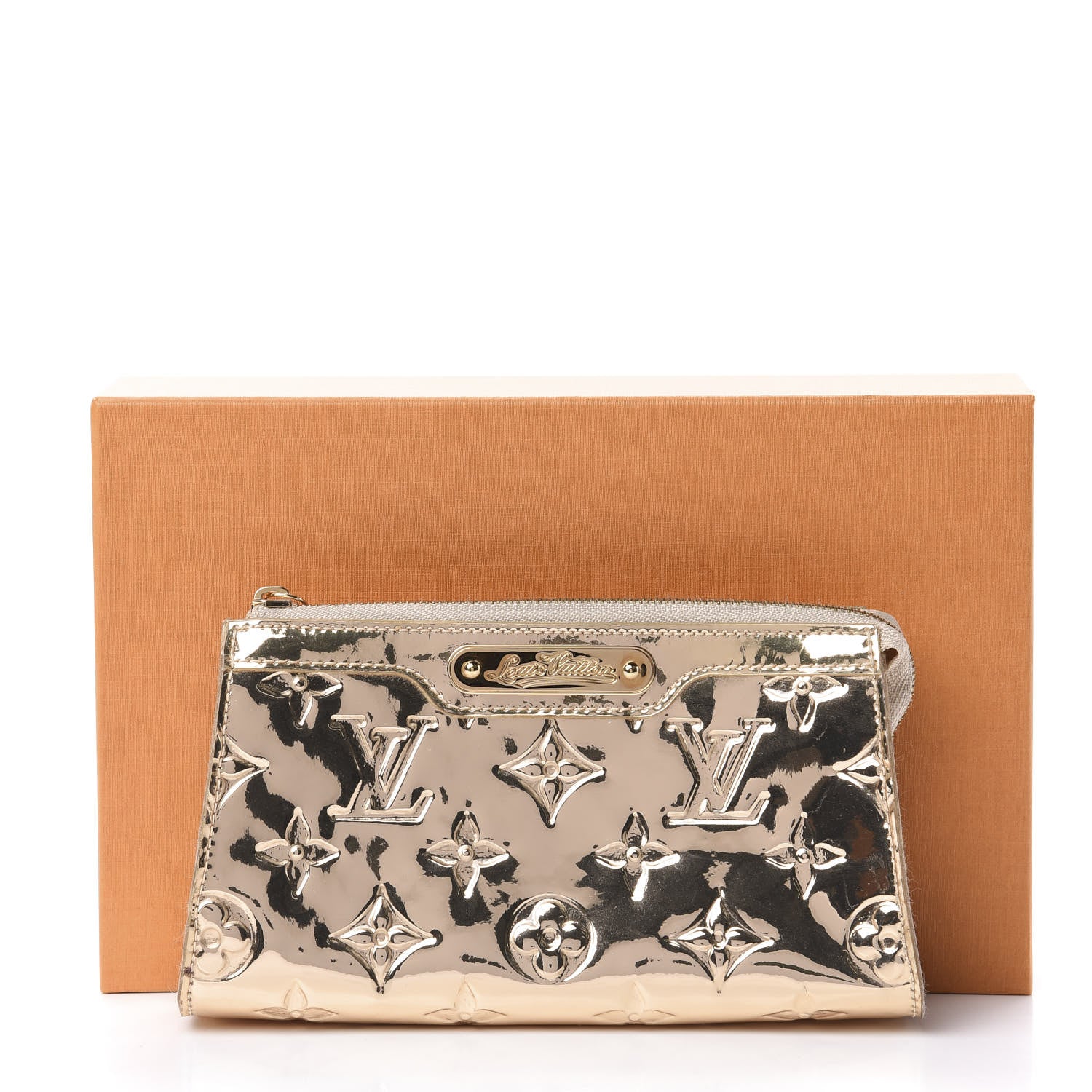 Louis Vuitton Monogram Miroir Trousse Cosmetic Bag Gold 11 of 11