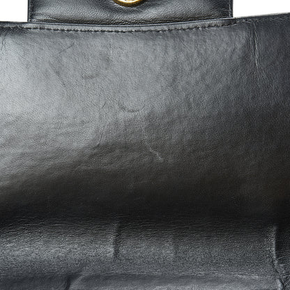 Chanel Lambskin Quilted XL Jumbo Single Flap Black 16 of 17