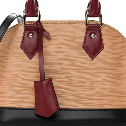 Louis Vuitton Epi Tri-Color Alma BB Vanilla Fuchsia Black 8 of 14