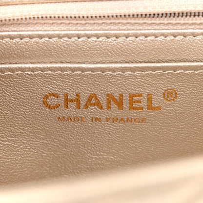 Chanel Metallic Lambskin Quilted Mini Rectangular Flap Gold 6 of 11