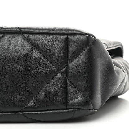 Chanel Lambskin Quilted Large Chanel 19 Flap Black 10 of 10