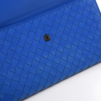 Bottega Veneta Nappa Intrecciato Continental Wallet Signal Blue 10 of 11