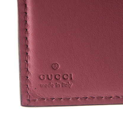 Gucci GG Supreme Monogram Blooms French Flap Wallet Beige Multicolor Dry Rose 6 of 7