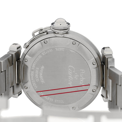 Cartier Stainless Steel 35mm Pasha C Big Date Automatic Watch 4 of 5