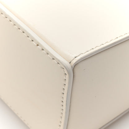 Givenchy Box Calfskin Mini Cut Out Shoulder Bag Ivory 14 of 14