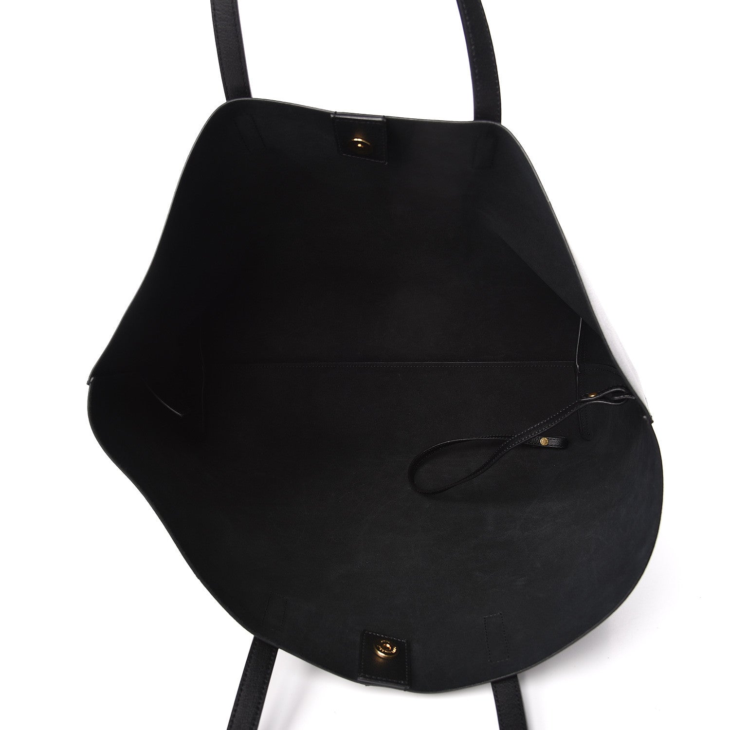 Saint Laurent Calfskin Large Shopping Tote Black 5 of 10