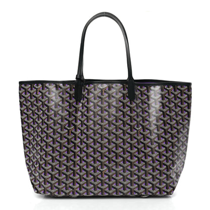 Goyard Goyardine Saint Louis Claire Voie PM Black Violet 3 of 8