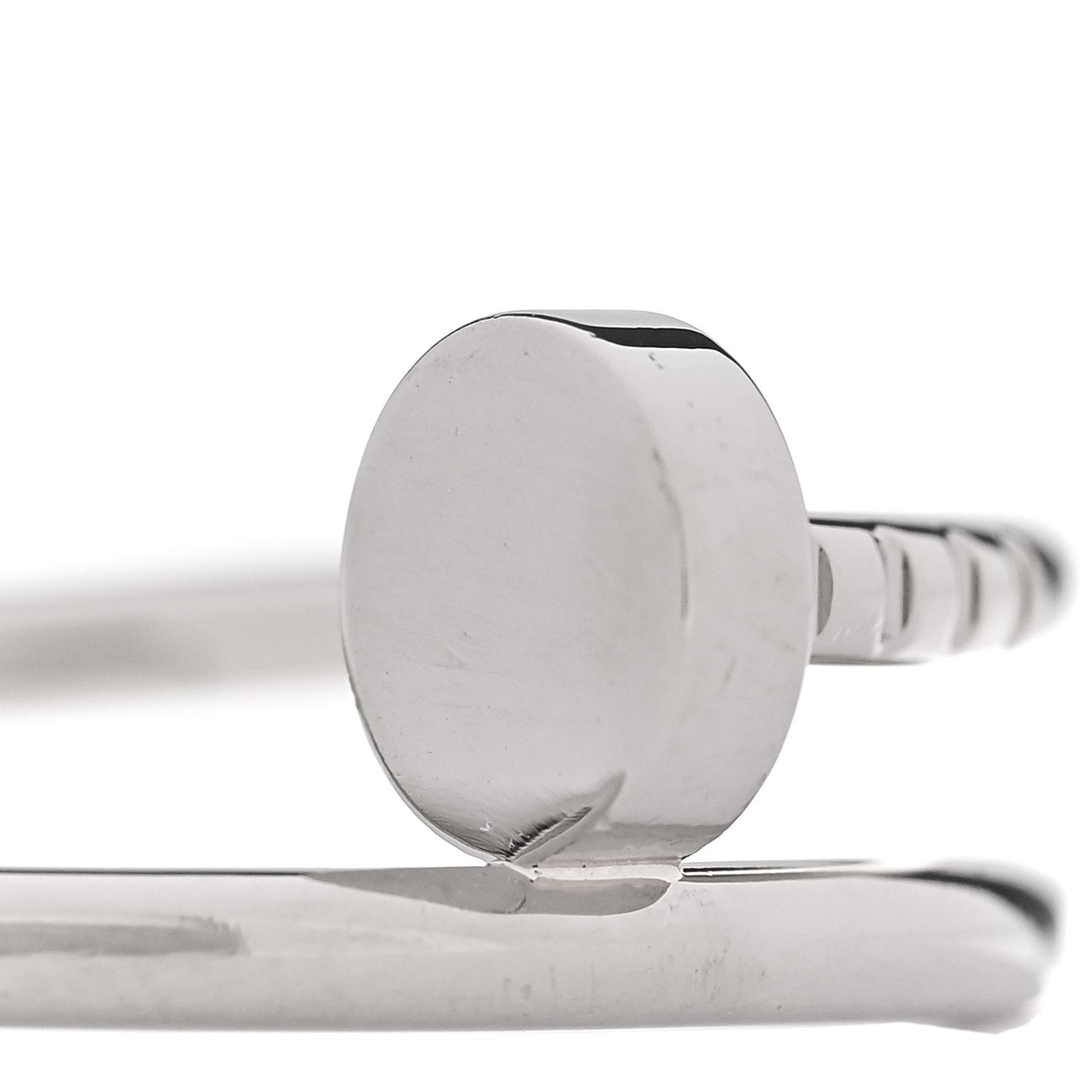 18K White Gold Small Juste Un Clou Ring 59 8.75