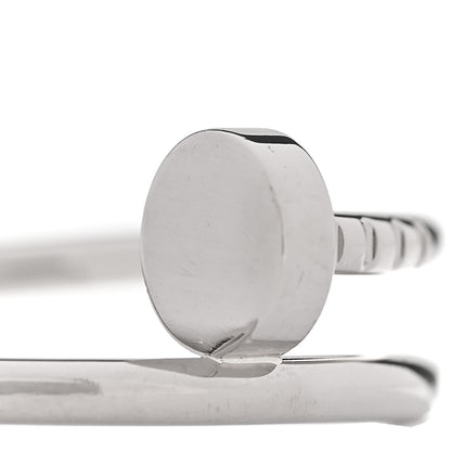 Cartier 18K White Gold Small Juste Un Clou Ring 59 8.75 5 of 6