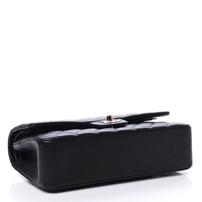 Chanel Lambskin Quilted Medium Double Flap Black 3 of 5