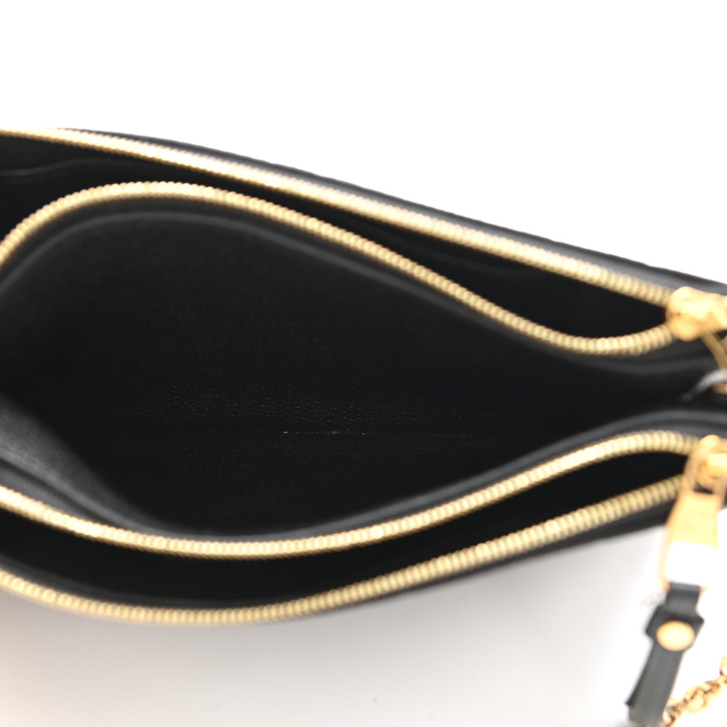 Empreinte Double Zip Pochette Black