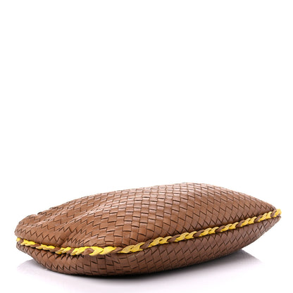 Bottega Veneta Nappa Intrecciato Bi-Color Medium Veneta Hobo Maple Sapphire 4 of 14