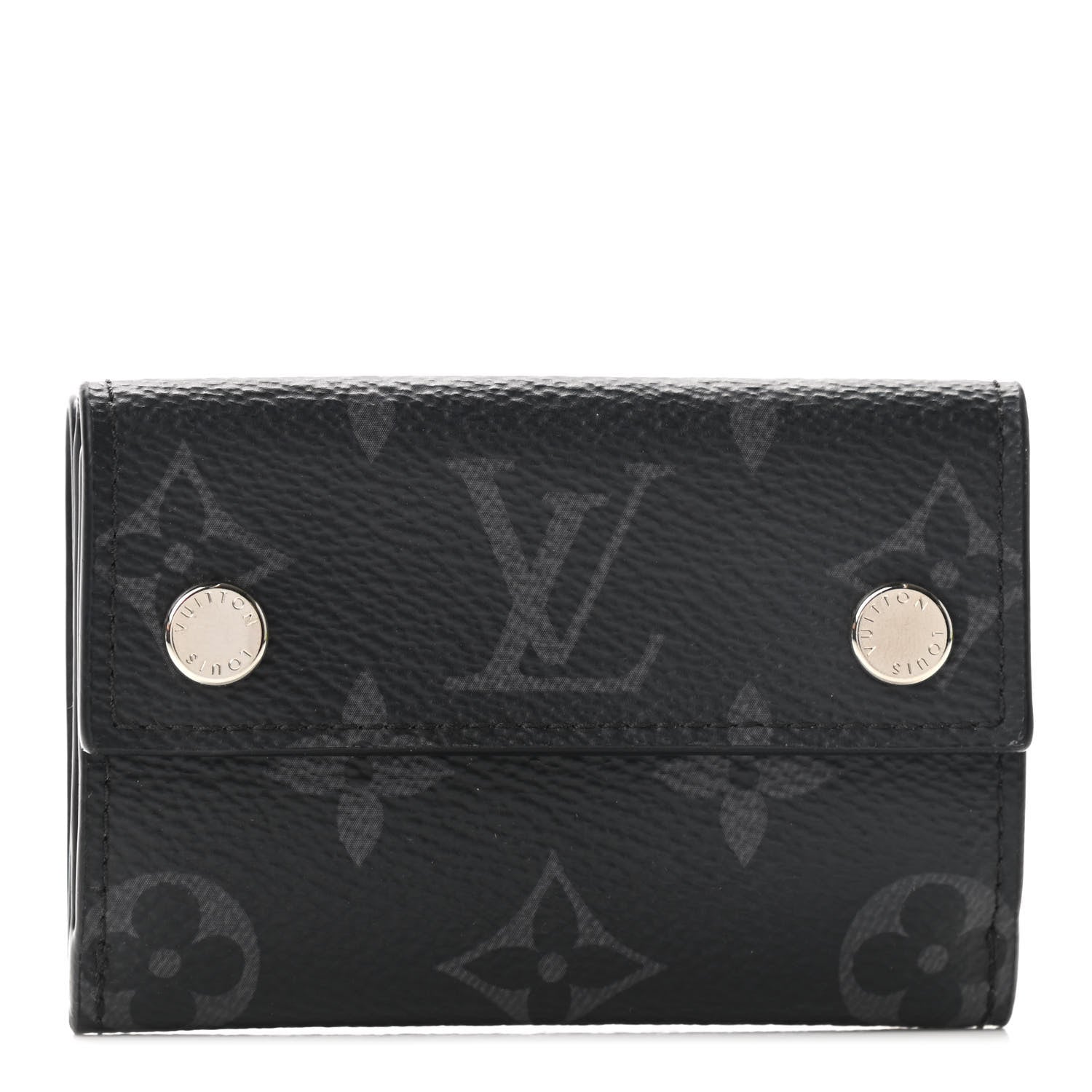 Louis Vuitton Monogram Eclipse Discovery Compact Wallet 1 of 7