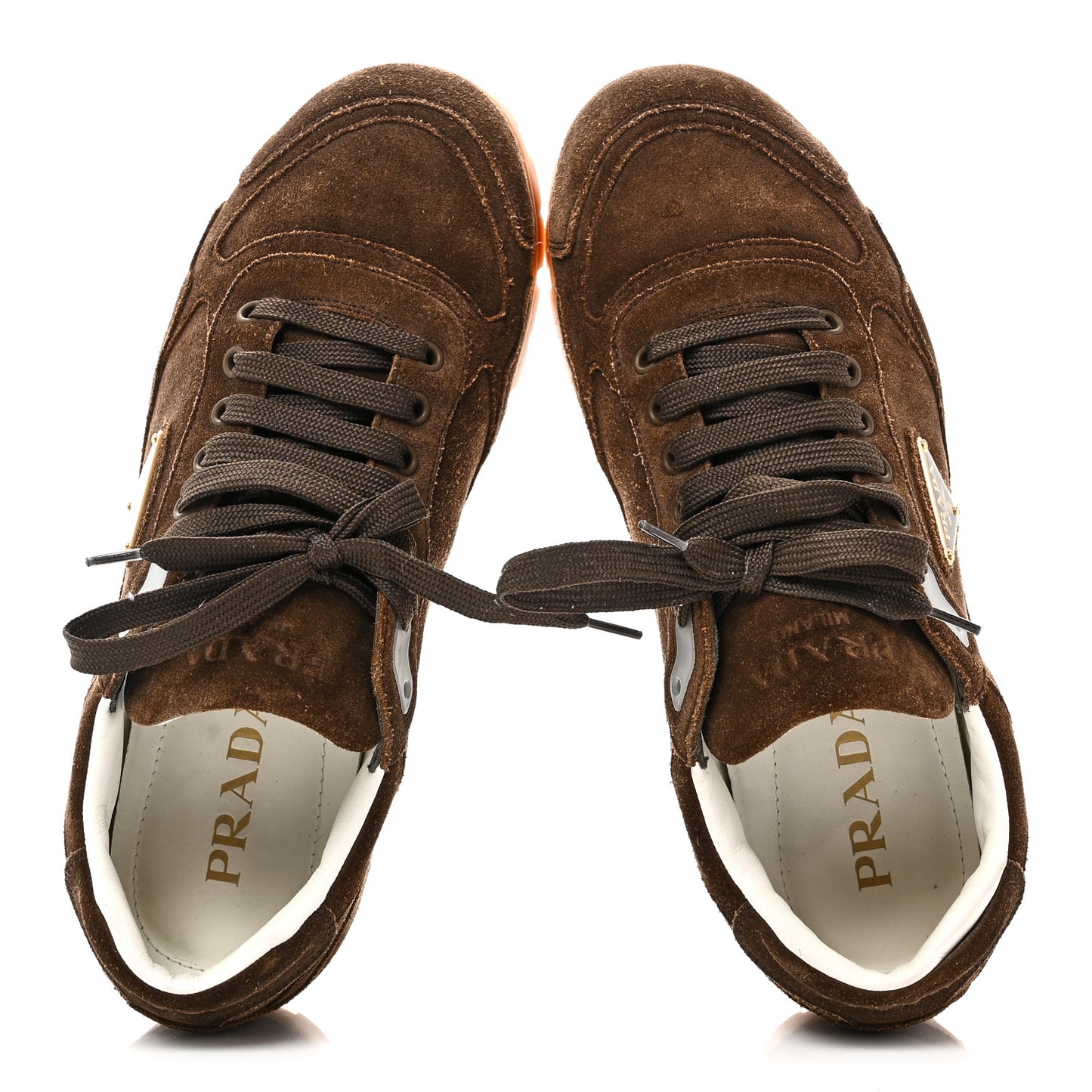 Scamosciato Suede Triangle Mens Trail Sneakers 7 Moro