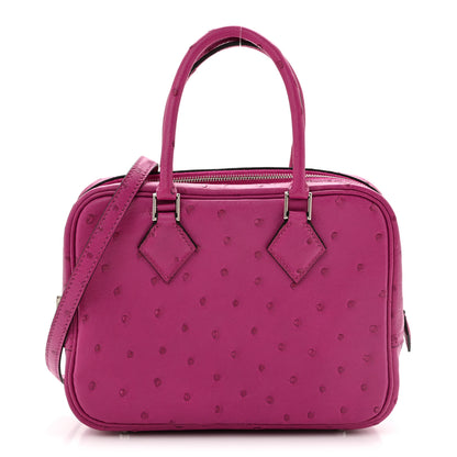Hermes Ostrich Plume II Mini Rose Pourpre 1 of 21