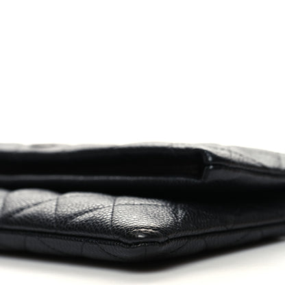 Chanel Caviar Quilted CC Beauty Clutch Black 11 of 11