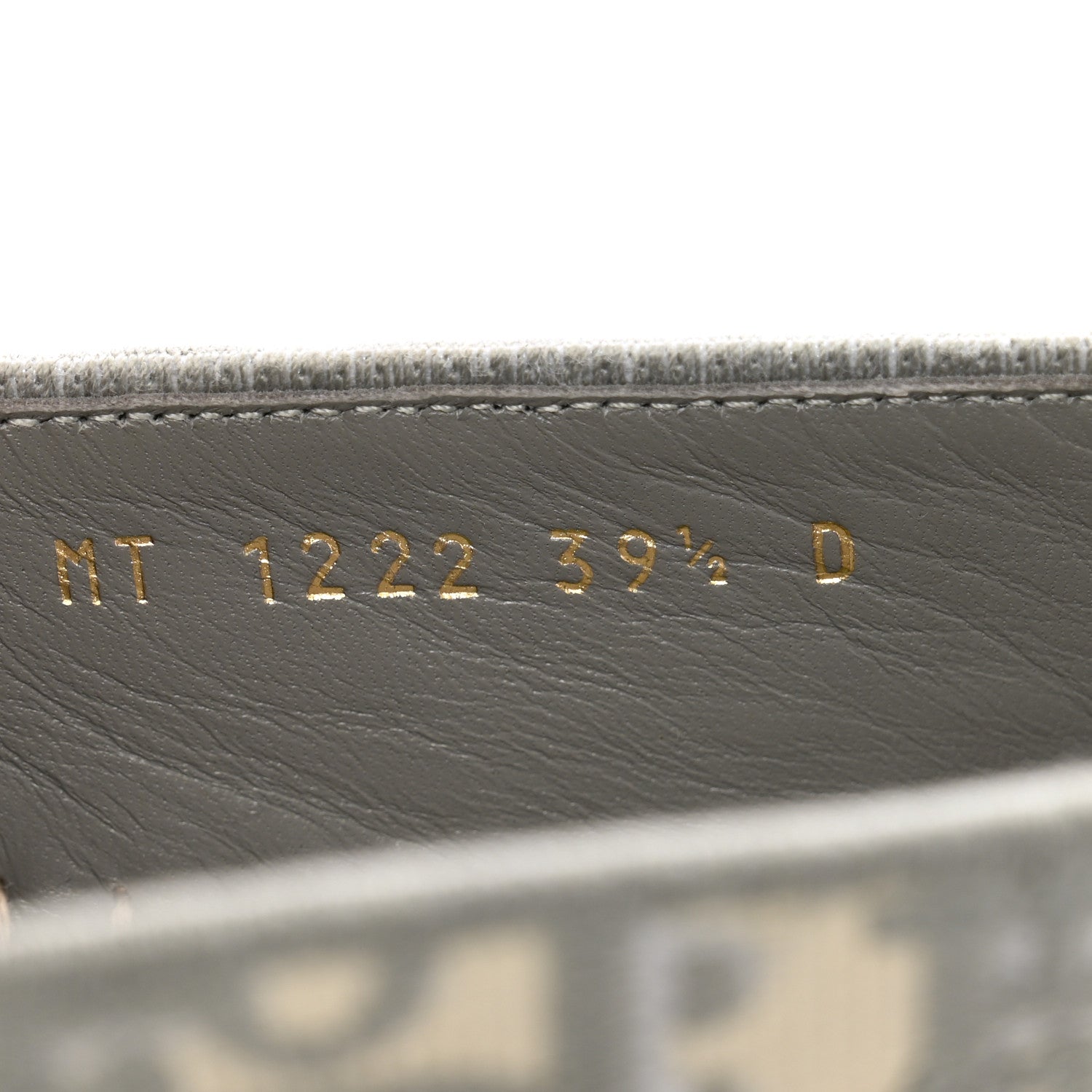 Christian Dior Oblique Embroidered Granville 15mm Espadrilles 39.5 Grey Stone 9 of 10