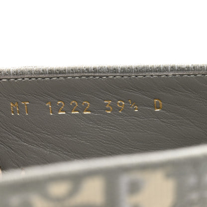 Christian Dior Oblique Embroidered Granville 15mm Espadrilles 39.5 Grey Stone 9 of 10