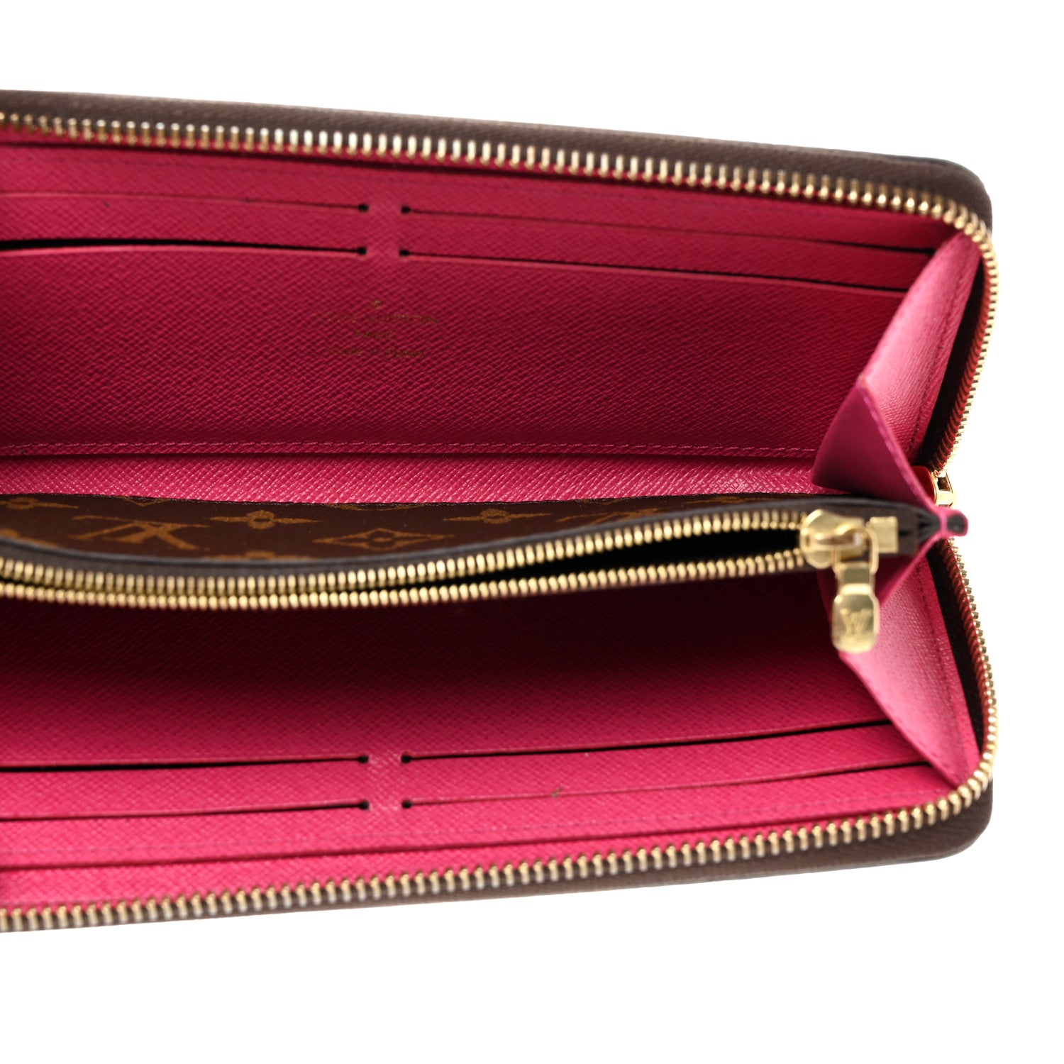 Louis Vuitton Monogram Clemence Wallet Fuchsia 5 of 7