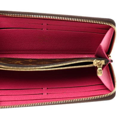 Louis Vuitton Monogram Clemence Wallet Fuchsia 5 of 7