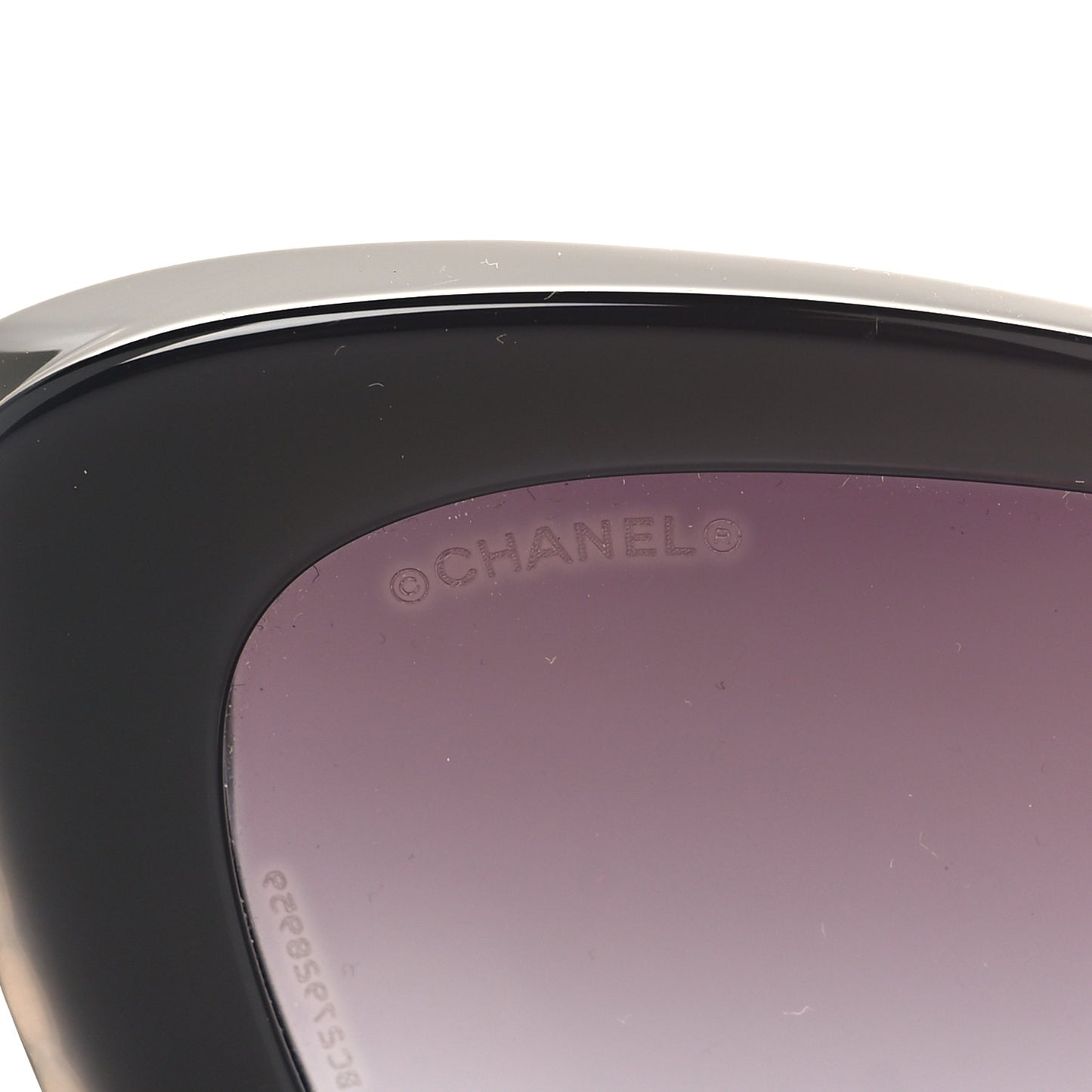 Acetate Pearl Cat Eye CC Sunglasses 5481-H Black