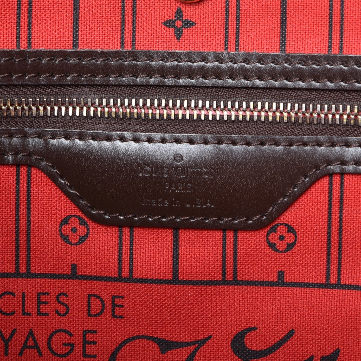 Louis Vuitton Damier Ebene Neverfull GM 6 of 7