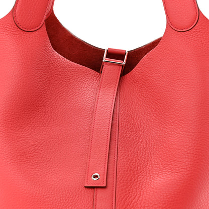 Hermes Taurillon Clemence Picotin Lock TGM Rose Jaipur 8 of 11