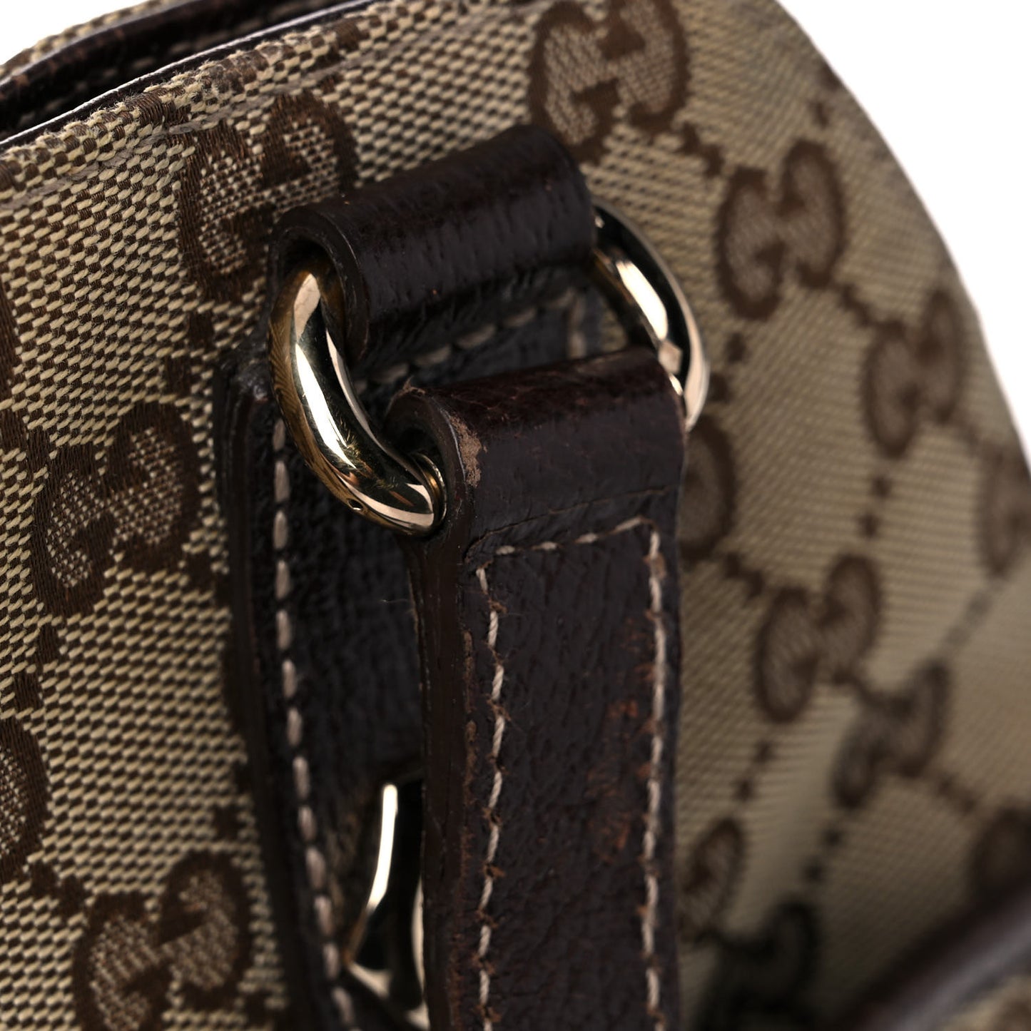 Monogram Medium Charmy Shoulder Bag Brown