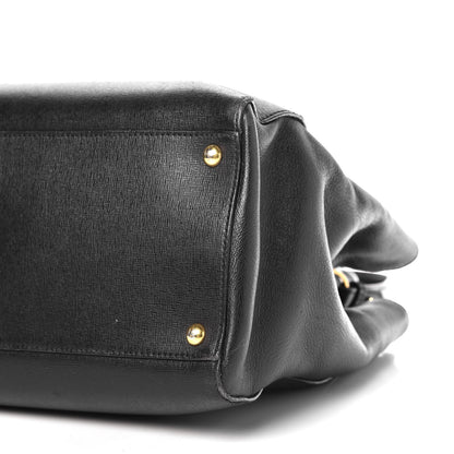 Fendi Vitello Elite Regular 2Jours Tote Black 9 of 21