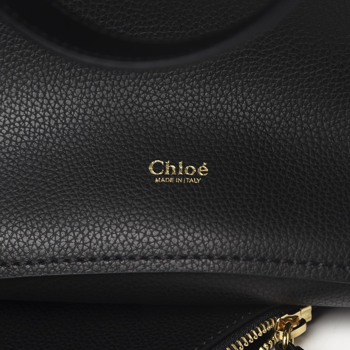 Smooth Grained Calfskin Small Aby Tote Black