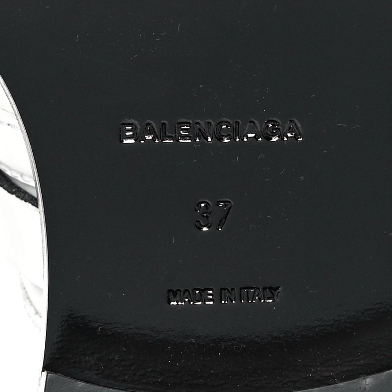 Balenciaga Brushed Calfskin Ceinture Ankle Boots 37 White 6 of 9