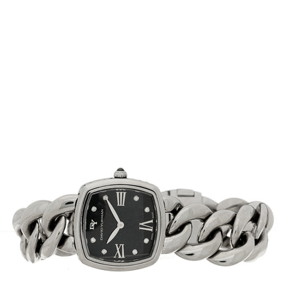 David Yurman Stainless Steel Diamond 27mm Albion Quartz Watch Black 2 of 4
