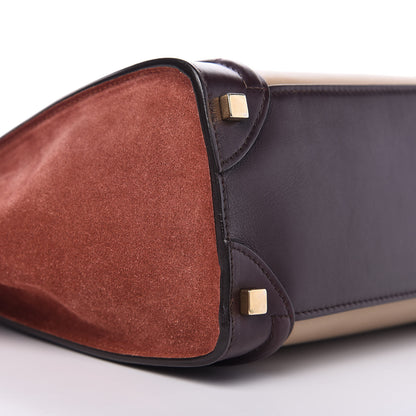 Celine Smooth Calfskin Suede Micro Tri-Color Luggage Beige 7 of 10