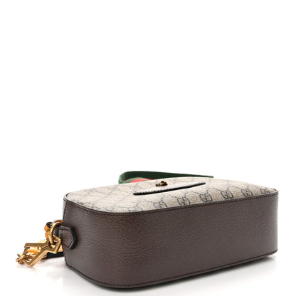 Gucci GG Supreme Monogram Web Neo Vintage Shoulder Bag Beige New Acero Crop 4 of 13