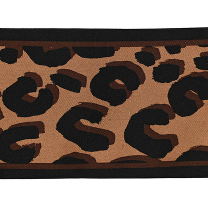 Louis Vuitton Silk Leopard Bandeau Scarf Marron 7 of 8