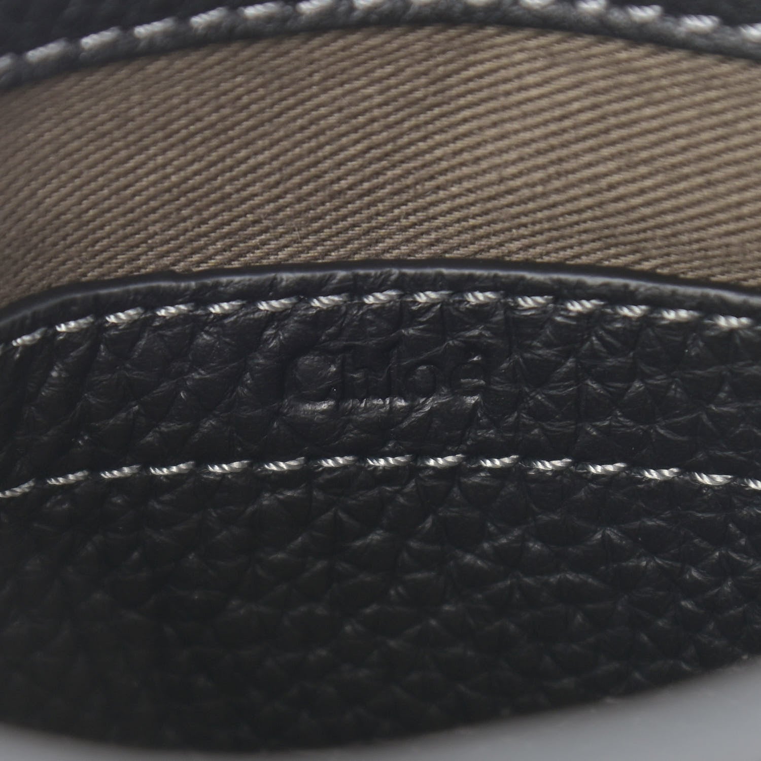 Chloe Calfskin Mini Marcie Round Crossbody Bag Black 5 of 9