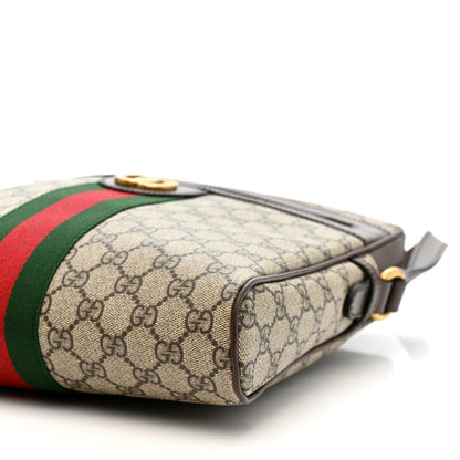 Gucci GG Supreme Monogram Web Medium Ophidia Messenger Bag Brown 10 of 10