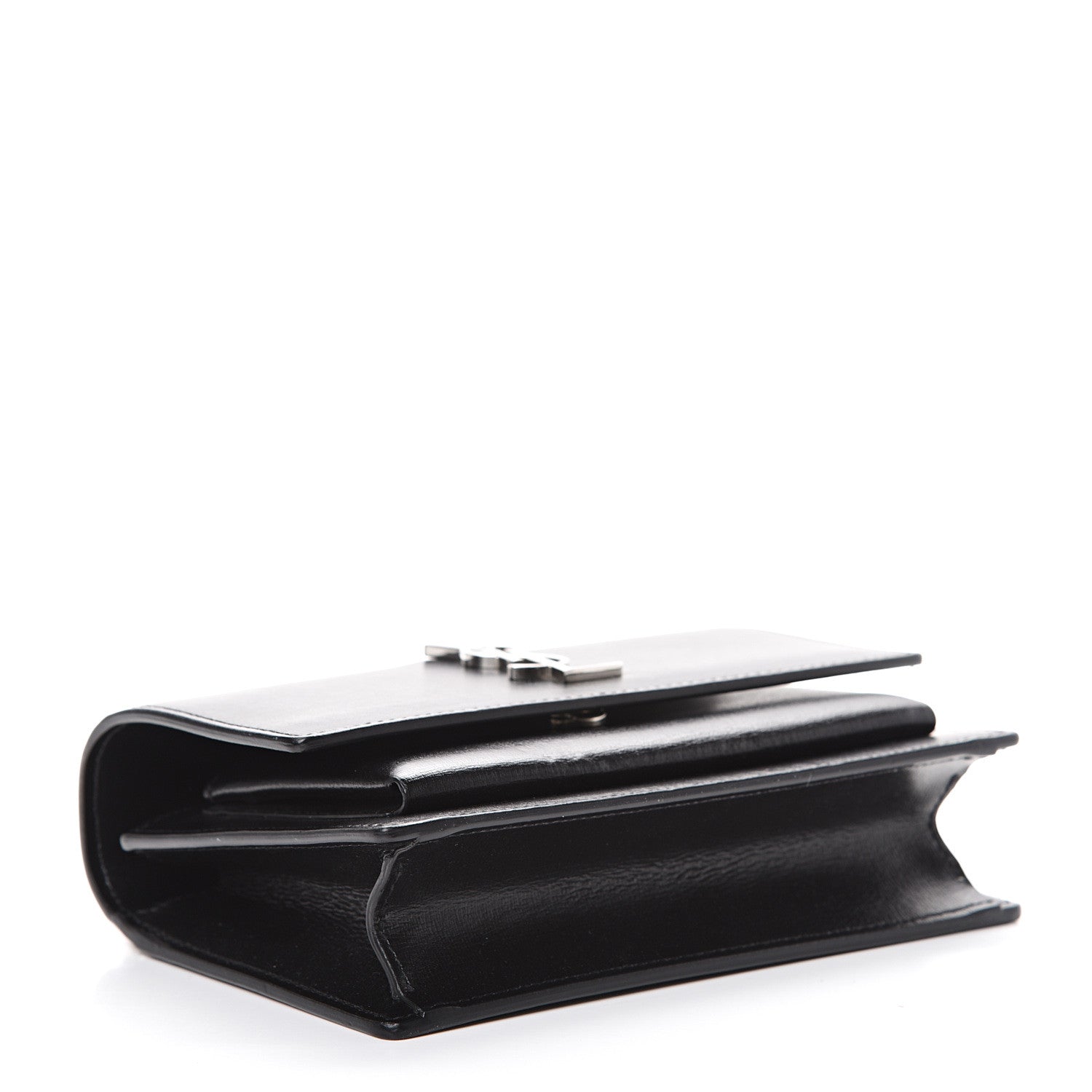 Saint Laurent Calfskin Monogram Sunset Chain Wallet Black 3 of 10