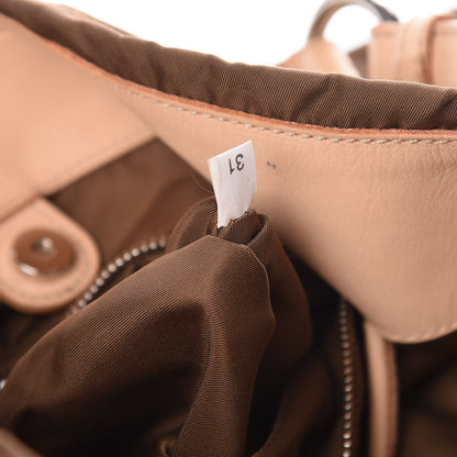 Prada Tessuto Nylon Jacquard Logo Hobo Bruciato 7 of 14