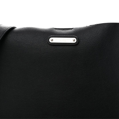 Saint Laurent Calfskin Bold Shopping Tote Black 9 of 15