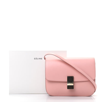 Celine Box Calfskin Medium Classic Box Flap Bag Pink 11 of 11