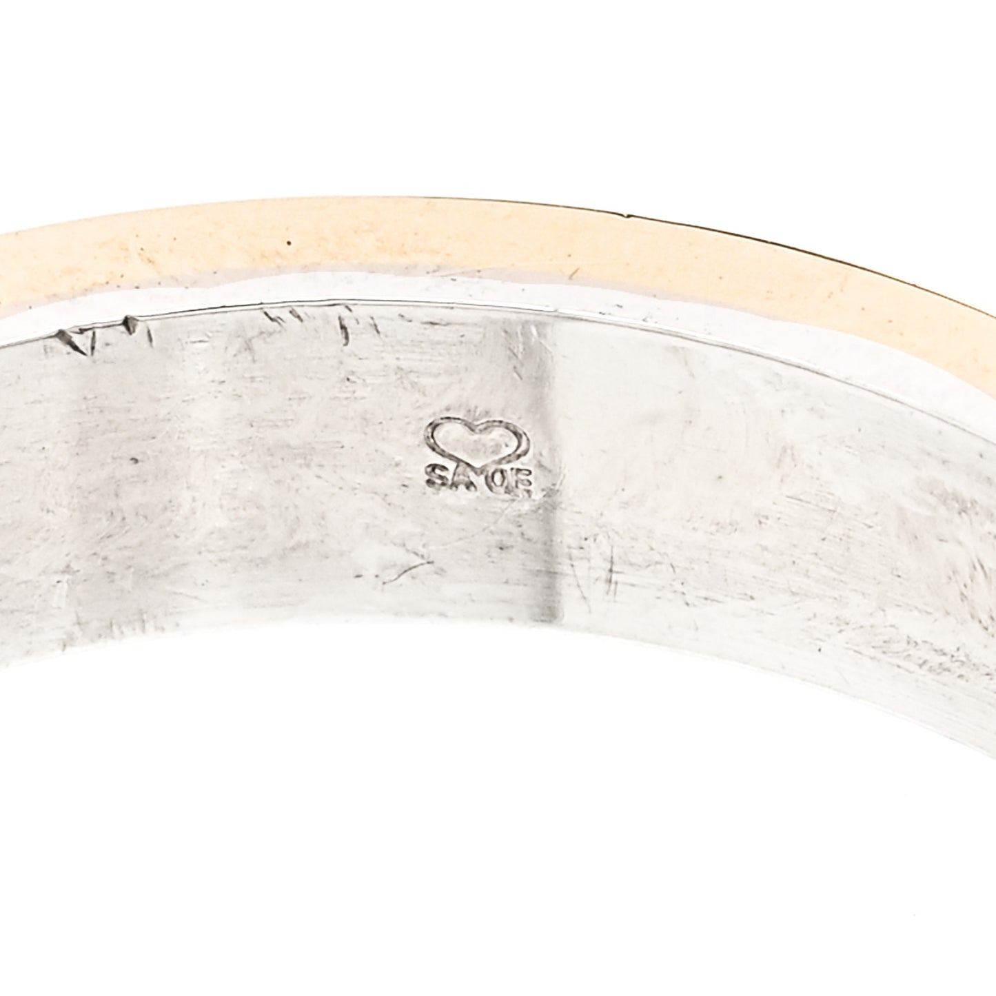 18K Pink White Yellow Gold 3.8mm Trinity Wedding Band Ring 57 8