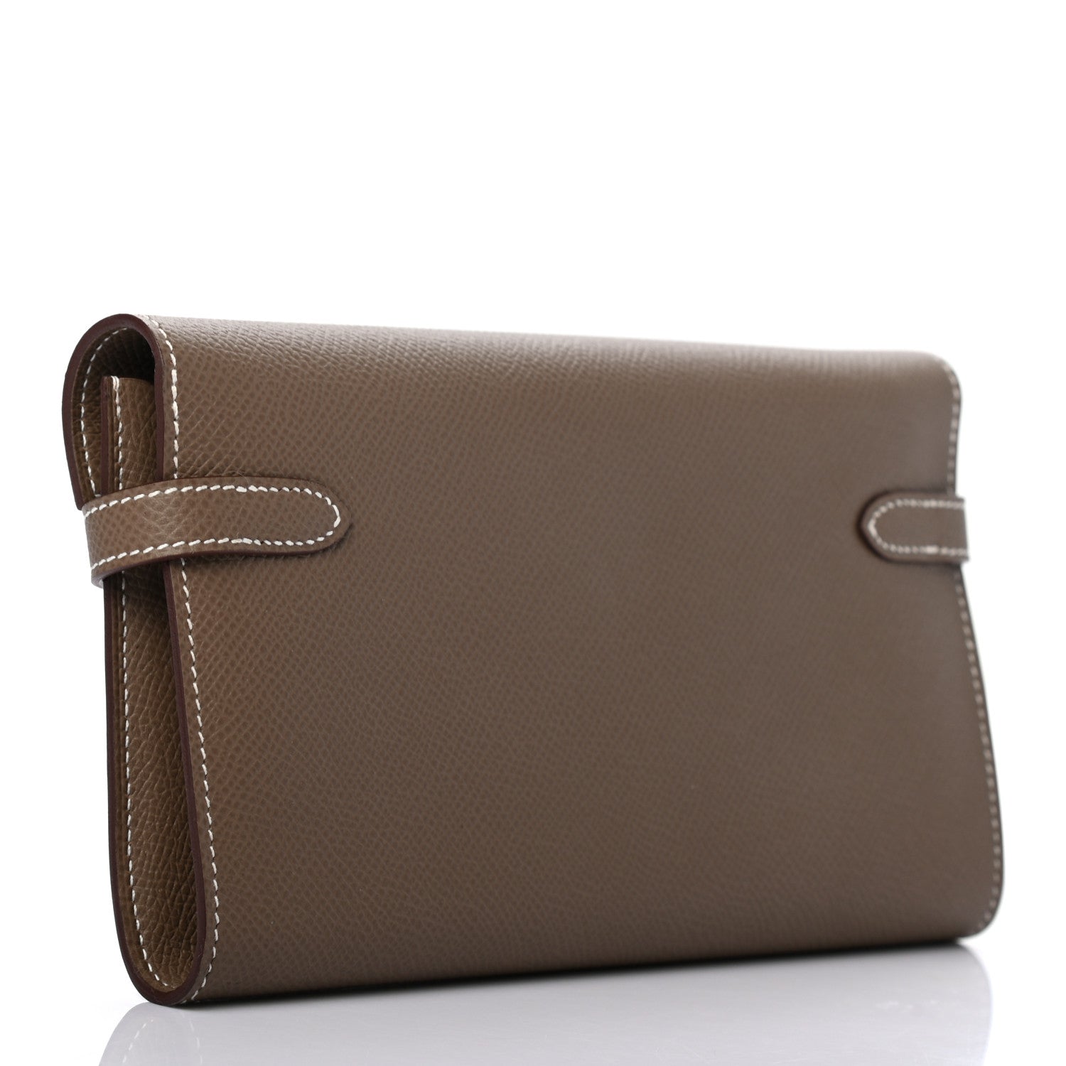 Hermes Epsom Kelly Longue Wallet Etoupe 3 of 7