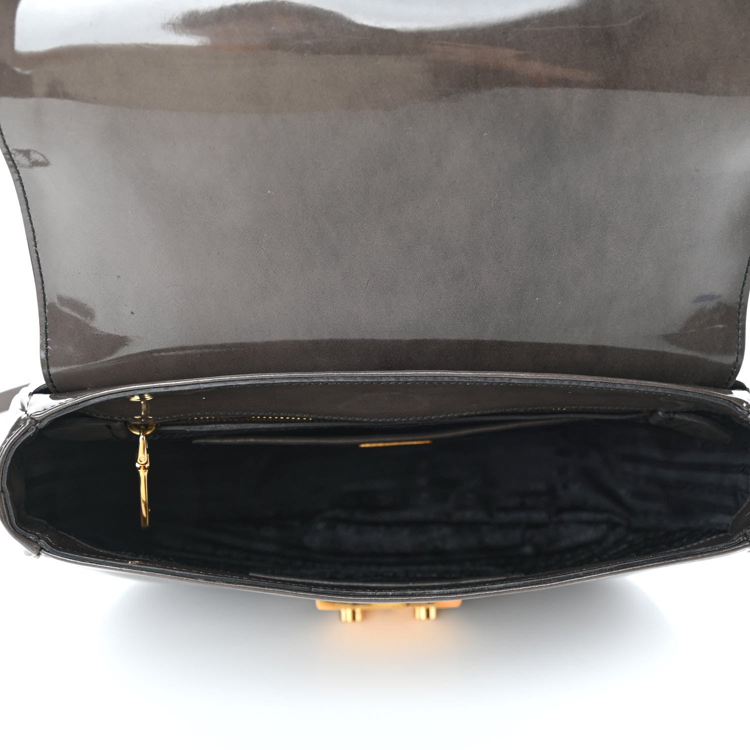 Prada Spazzolato Messenger Bag Grafite Fume 4 of 4