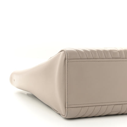 Prada Soft Calfskin Impunture Diagramme Tote Pomice 8 of 10