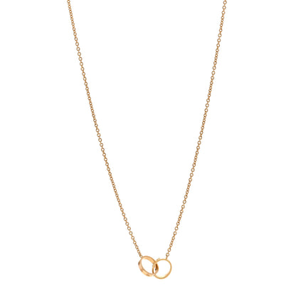 Cartier 18K Yellow Gold Interlocking LOVE Necklace 1 of 5