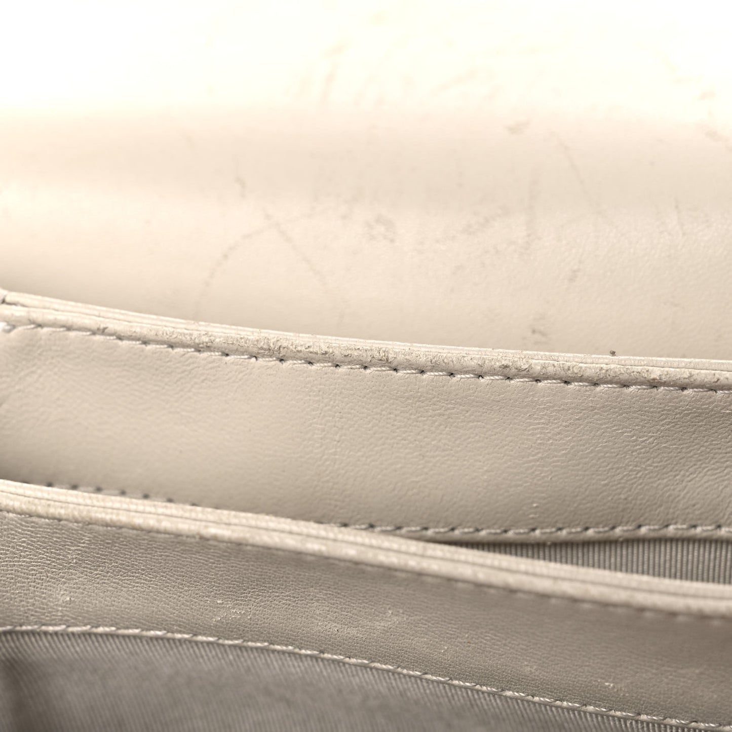 Lambskin Quilted Mini Citizen Chic Flap Ivory Ivory